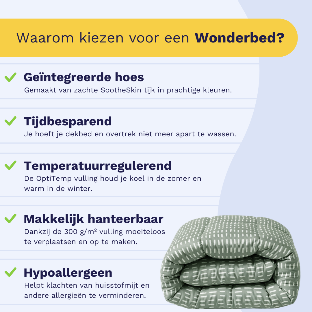 Zelesta Wonderbed - Olive Stitches