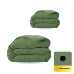 Zelesta Comfort Uni 4-Season Duvet - Timeless Green