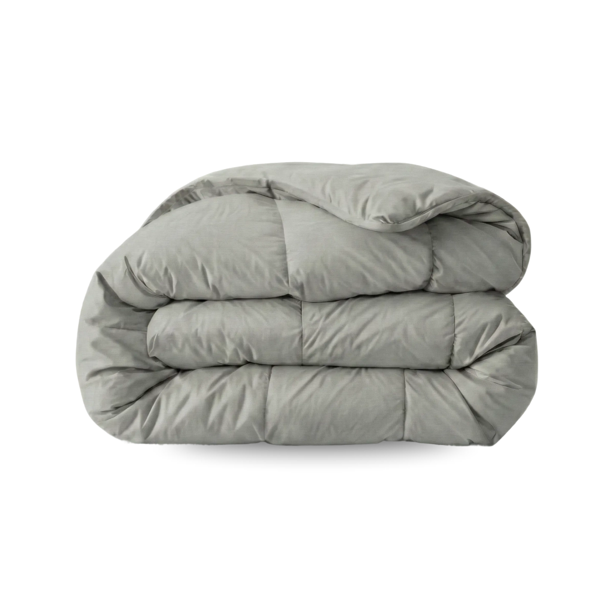 Een deken op elkaar gevouwen, net als het Zelesta Wonderbed Katoen - Morning Grey voor extra comfort.
