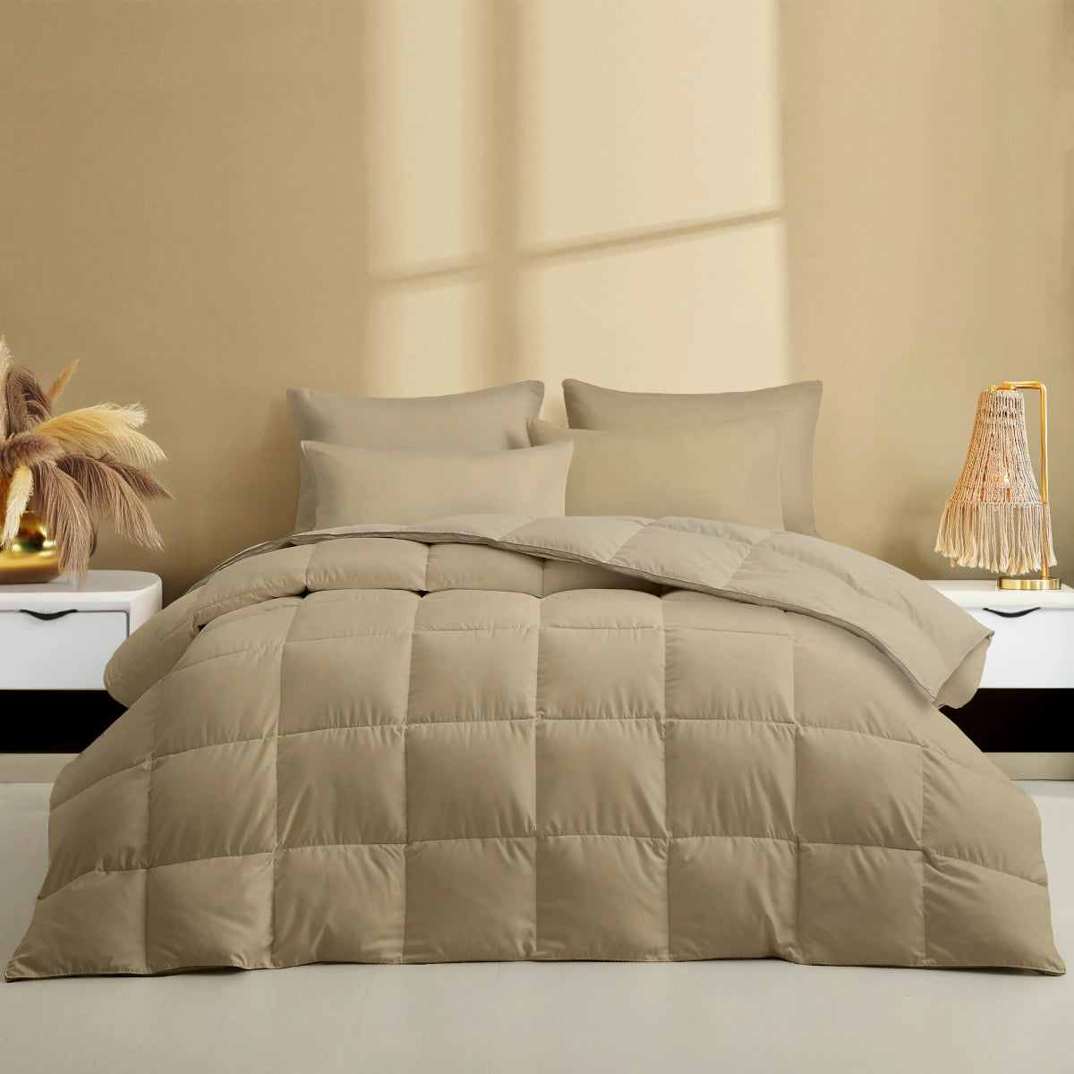 Zelesta Wonderbed Katoen - Taupe Blush