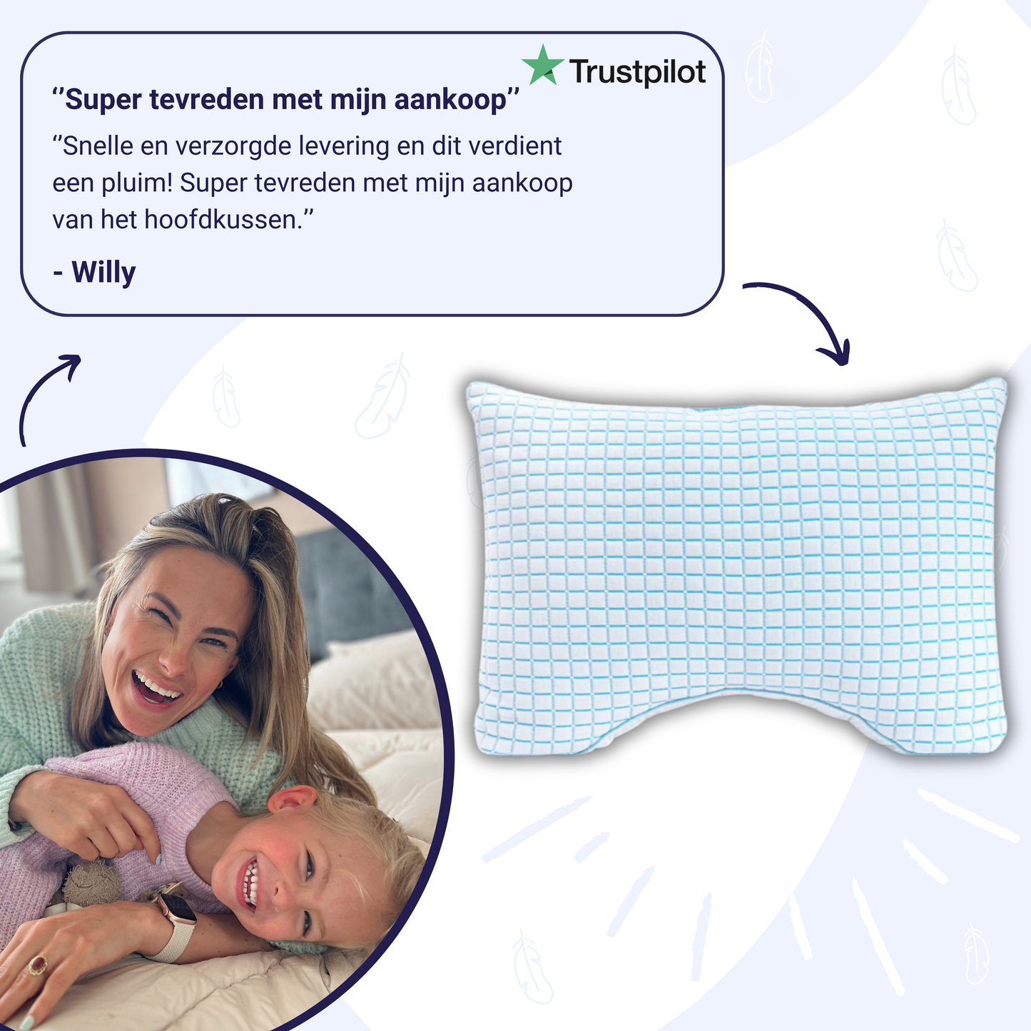 Wonderpillow Premium Microgel Neck Support Cooling