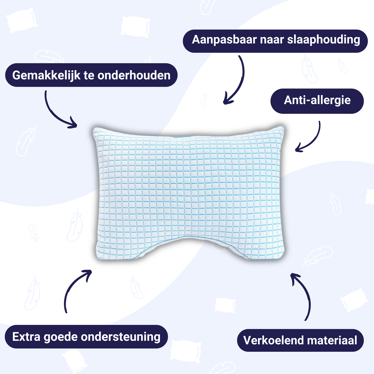 Wonderpillow Premium Microgel Neck Support Cooling