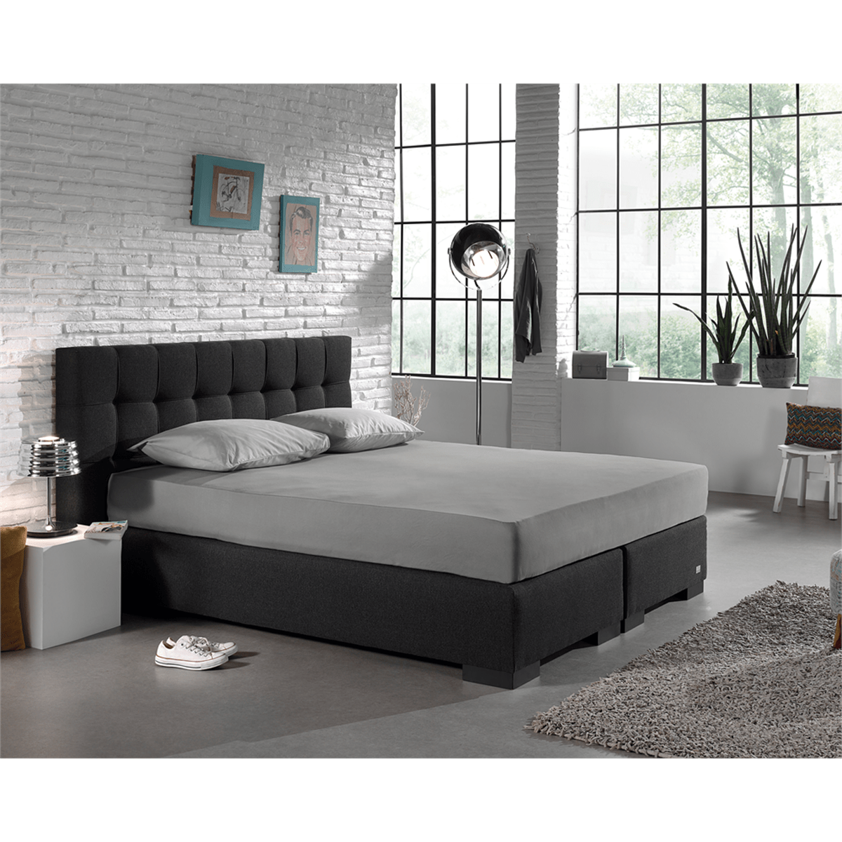 Zelesta Single Jersey Fitted Sheet Grey image