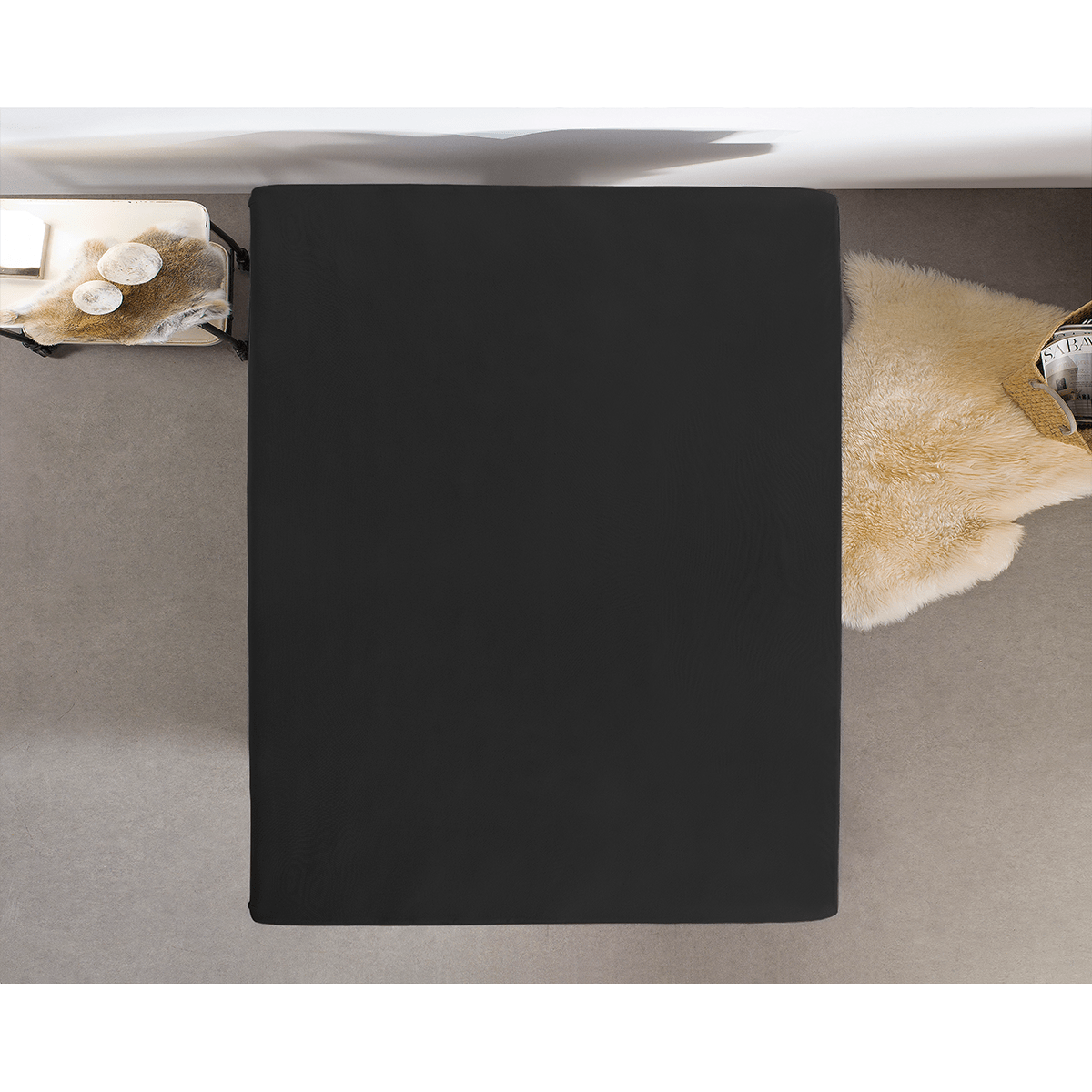 Zelesta Single Jersey Fitted Sheet Black image