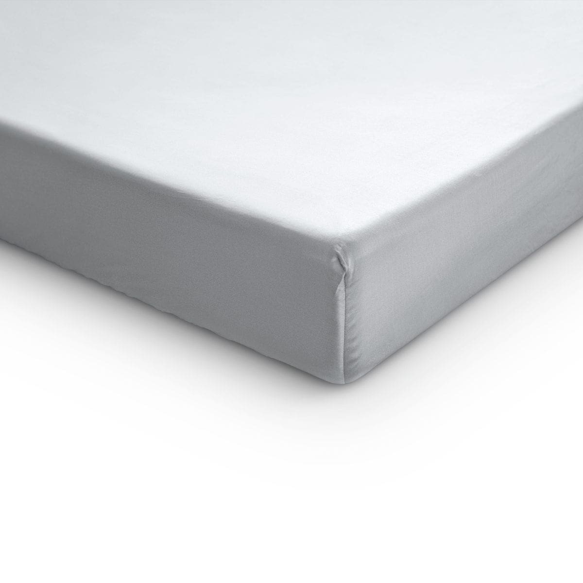 Zelesta Primaviera Satin Deluxe Fitted Sheet White image