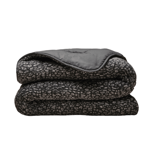 Zelesta Special Teddy Panther Duvet - Anthracite