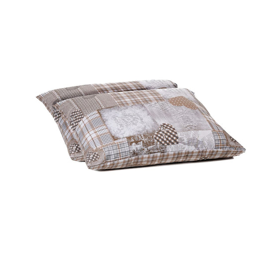 Zelesta Comfort Design Pillowcase Set Of 2 - Patchwork Hearts
