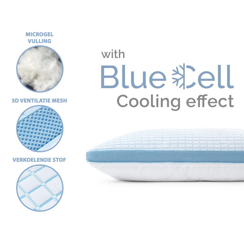      Zelesta Wonderpillow 3 0 Memory Foam Cooling Verkoelend Hoofdkussen Geschikt Voor Zij Slapen