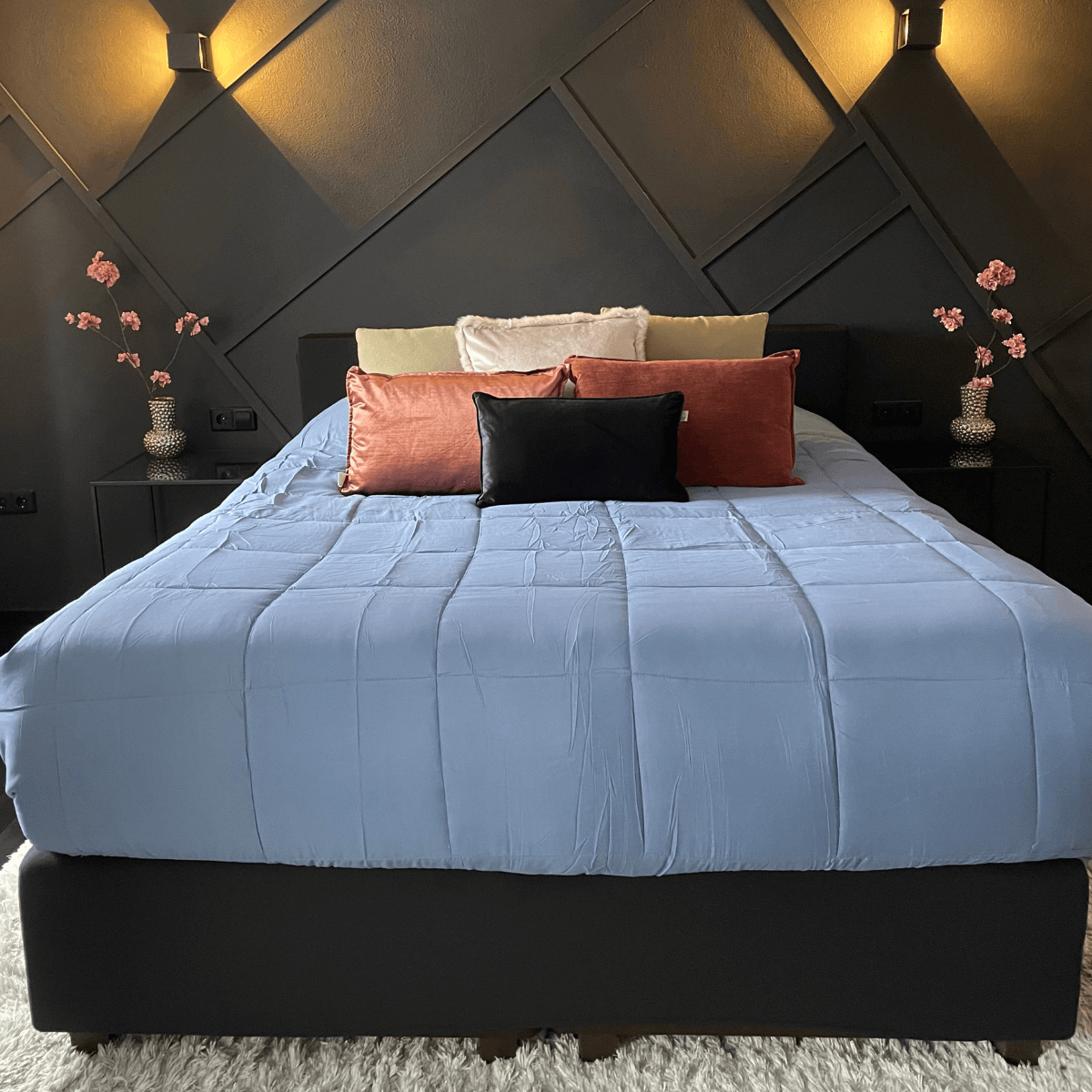 Zelesta Easybed - Blauw & Mastiek (S) 1+1