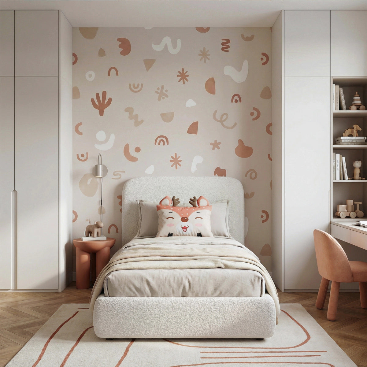 Hoofdkussen Kids Holley Hertje - Bruin/Beige