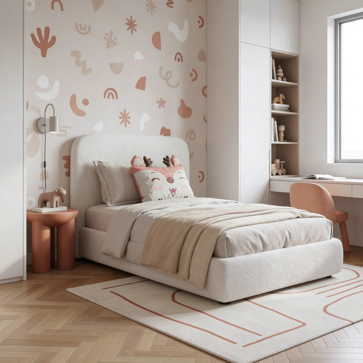Hoofdkussen Kids Holley Hertje - Bruin/Beige