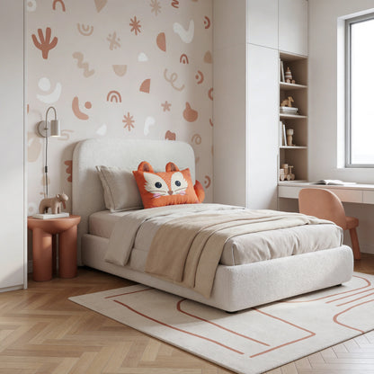 Hoofdkussen Kids Vinnie Vos - Oranje/Beige