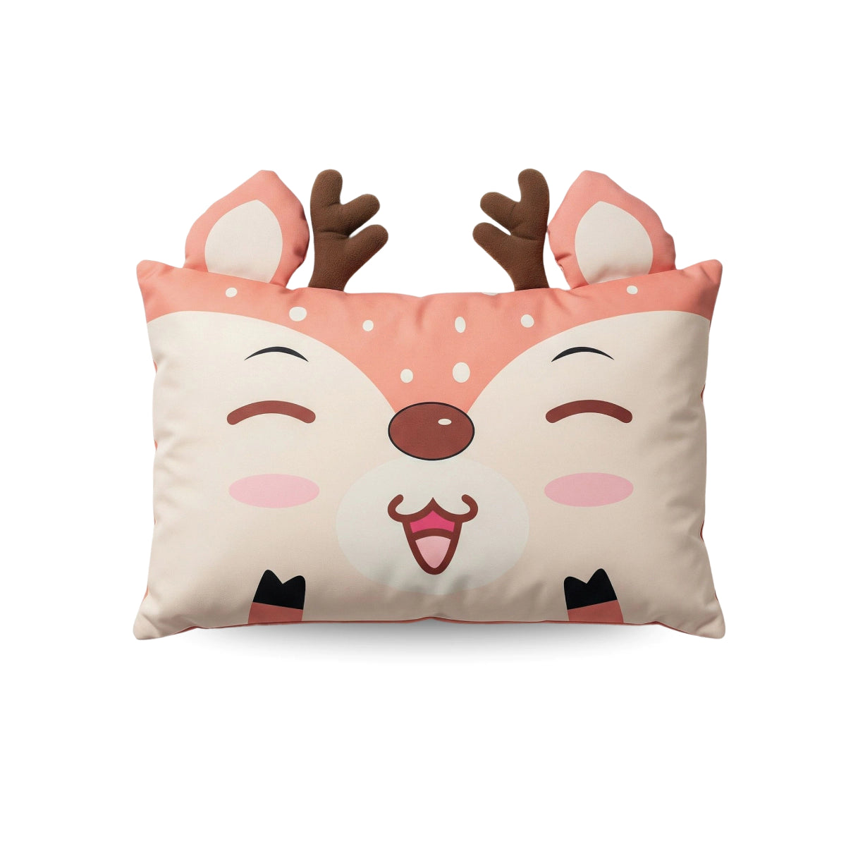 Hoofdkussen Kids Holley Hertje - Bruin/Beige