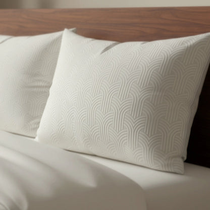 Zelesta Flanel Art Kussenslopen set van 2 - Creme