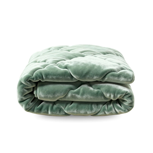 Zelesta Flanel Uni - Donker Groen