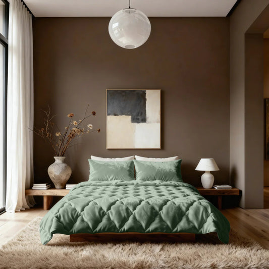 Zelesta Special Flannel Uni Duvet - Green