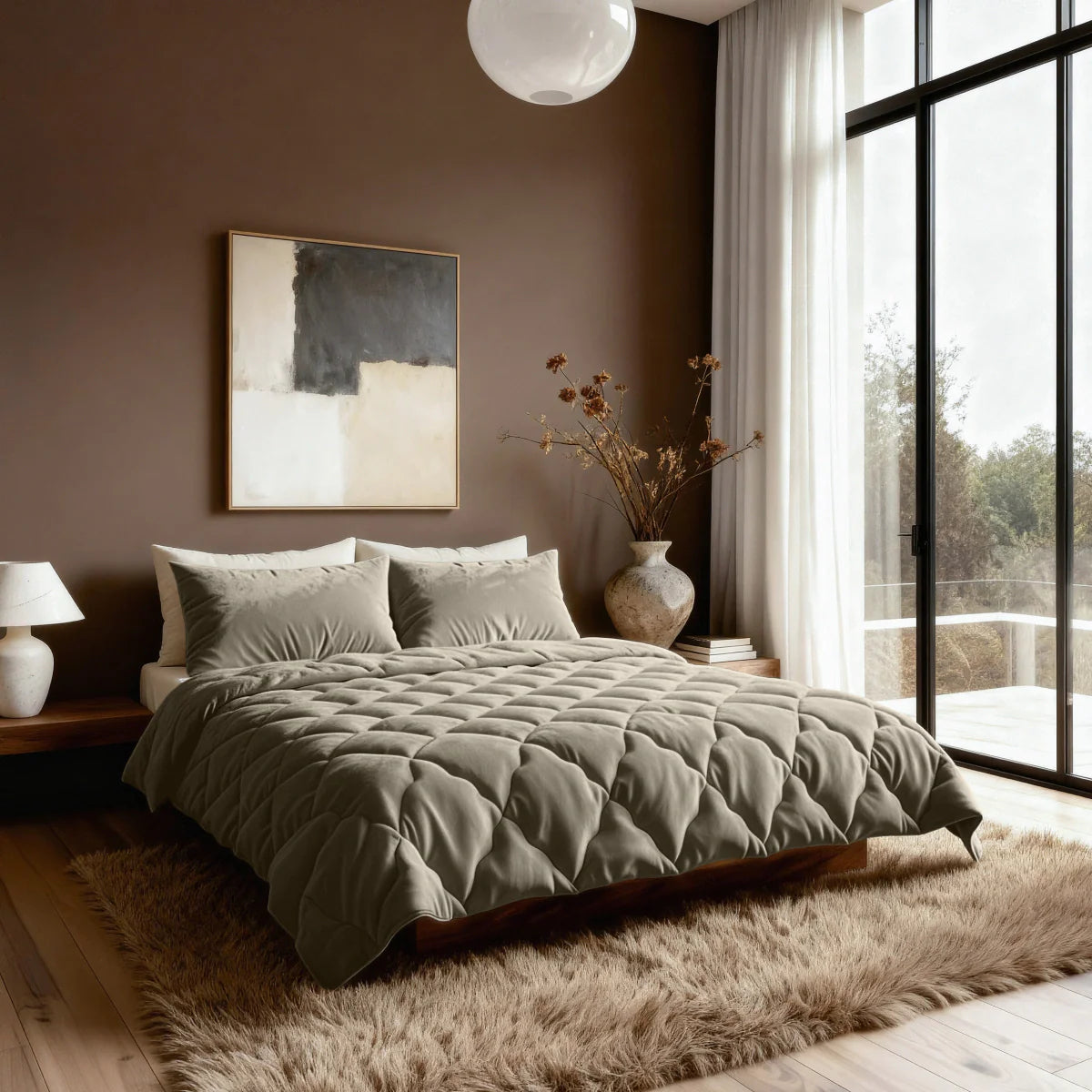 Zelesta Special Flannel Uni Duvet - Taupe