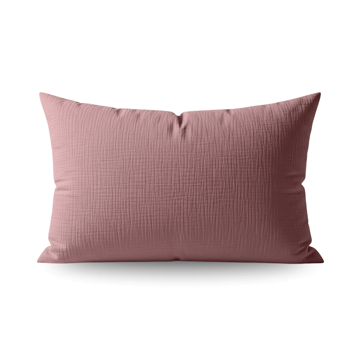 Japandibed Katoen Mousseline Kussensloop Set van 2 - Old Pink