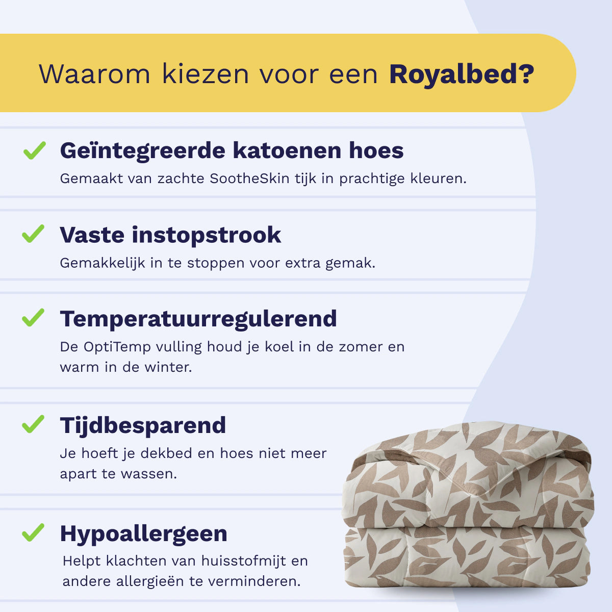 Zelesta Royalbed Katoen - Beige Autumn-Zelesta.nl