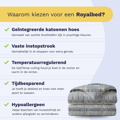 Zelesta Royalbed Katoen - Checkerboard-Zelesta.nl