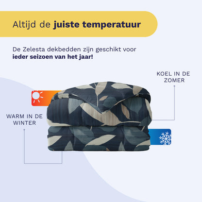 Zelesta Royalbed Katoen - Dark Leaves-Zelesta.nl