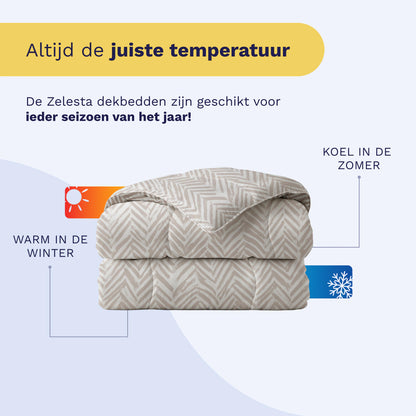 Zelesta Royalbed Katoen - Ethnic Cream-Zelesta.nl