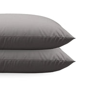 Zelesta Comfort Uni Diamond Pillowcases Set Of 2 - Brown-Grey