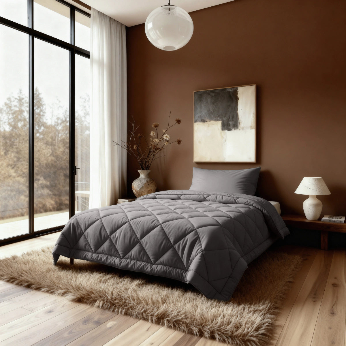 Zelesta Royalbed Diamond - Brown-Grey