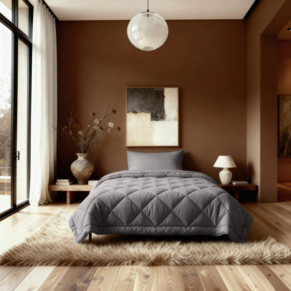 Zelesta Royalbed Diamond - Brown-Grey