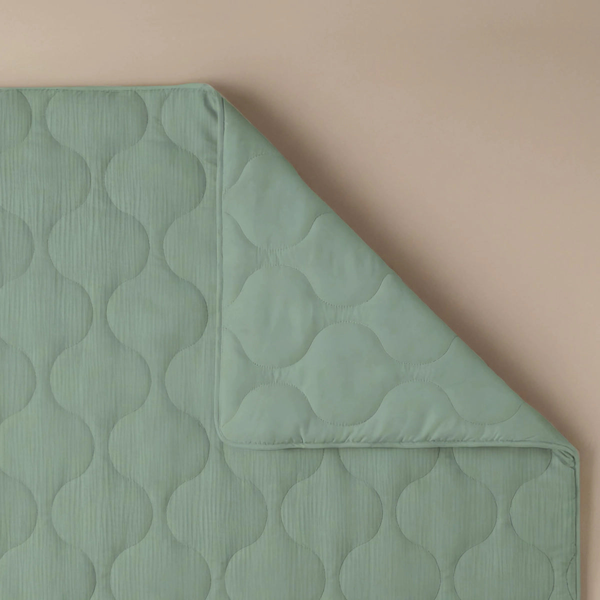 Zelesta Special Mousseline Zomerdekbed - Eucalyptusgroen