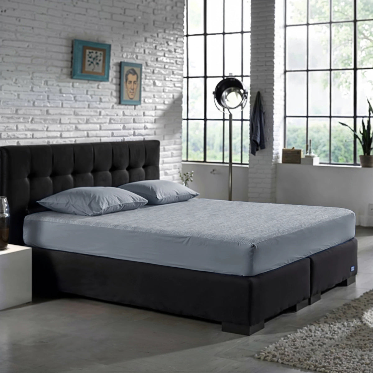 Zelesta Special Cooling Blend Hoeslaken - Warm Linnen Grijs