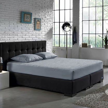 Zelesta Special Cooling Blend Hoeslaken - Warm Linnen Grijs