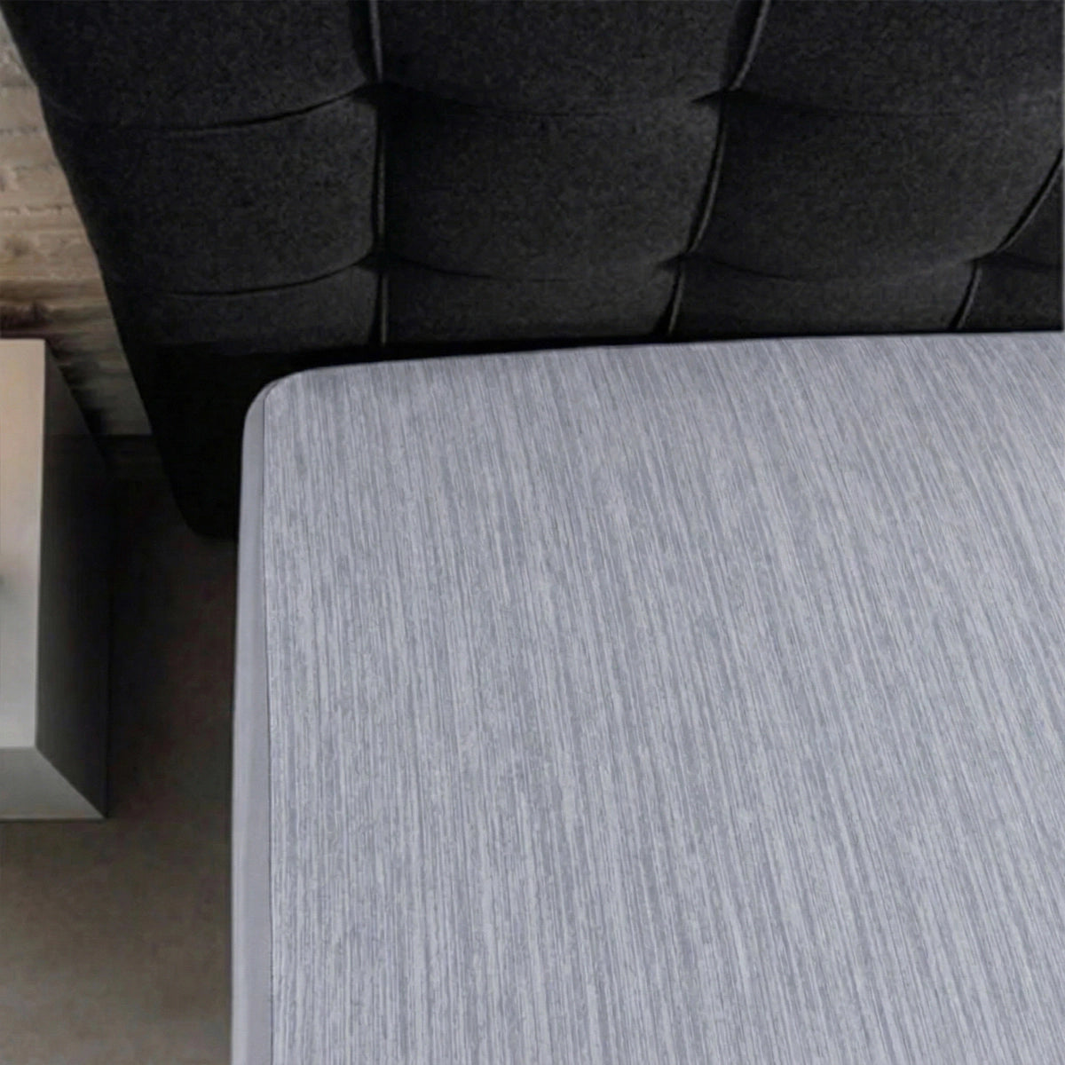 Zelesta Special Cooling Blend Hoeslaken - Warm Linnen Grijs