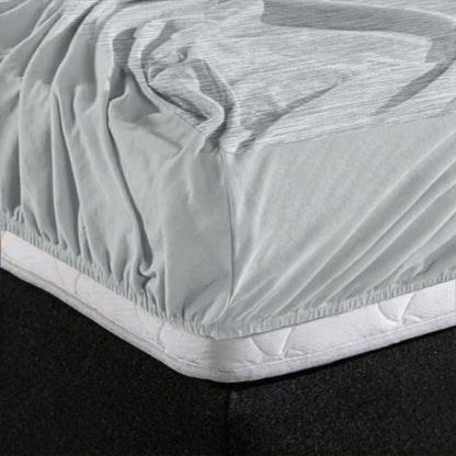 Zelesta Special Cooling Blend Hoeslaken - Warm Linnen Grijs