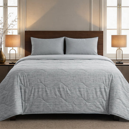 Zelesta Special Cooling Blend Zomerdekbed - Warm Grijs Linnen