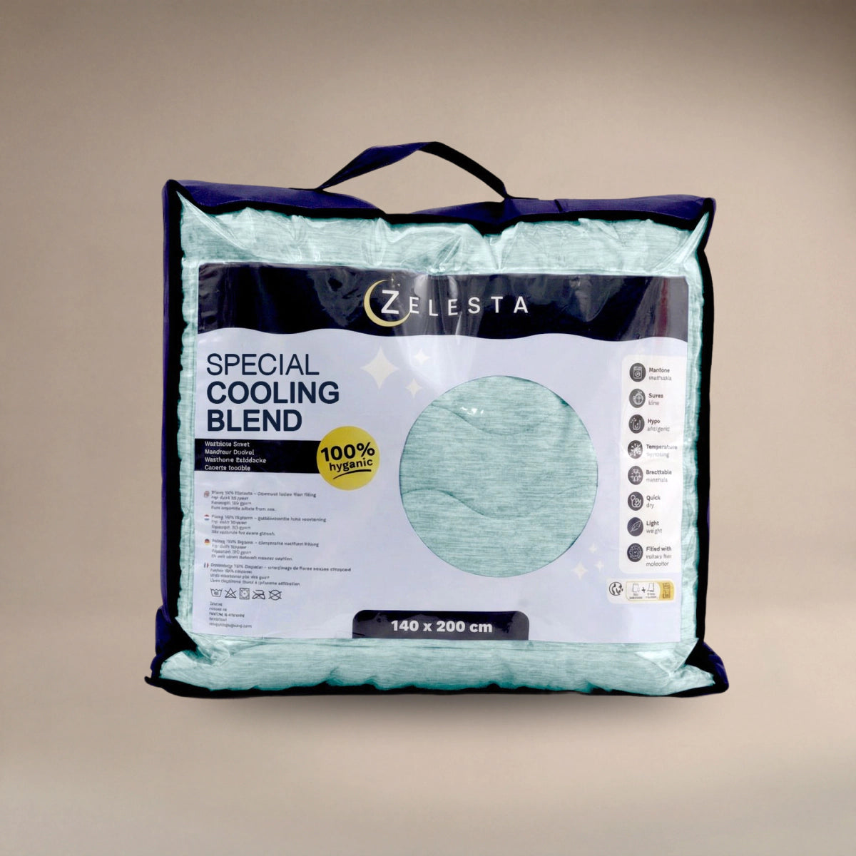 Zelesta Special Cooling Blend Zomerdekbed - Fris Mintgroen