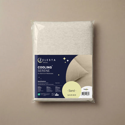 Zelesta Special Cooling Serene Kussensloop set van 2 - Crèmewit
