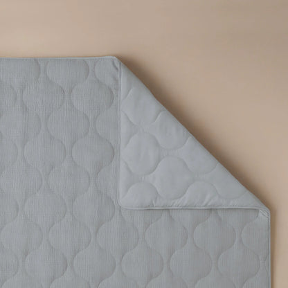 Zelesta Special Seersucker Zomerdekbed - Parelmoerblauw