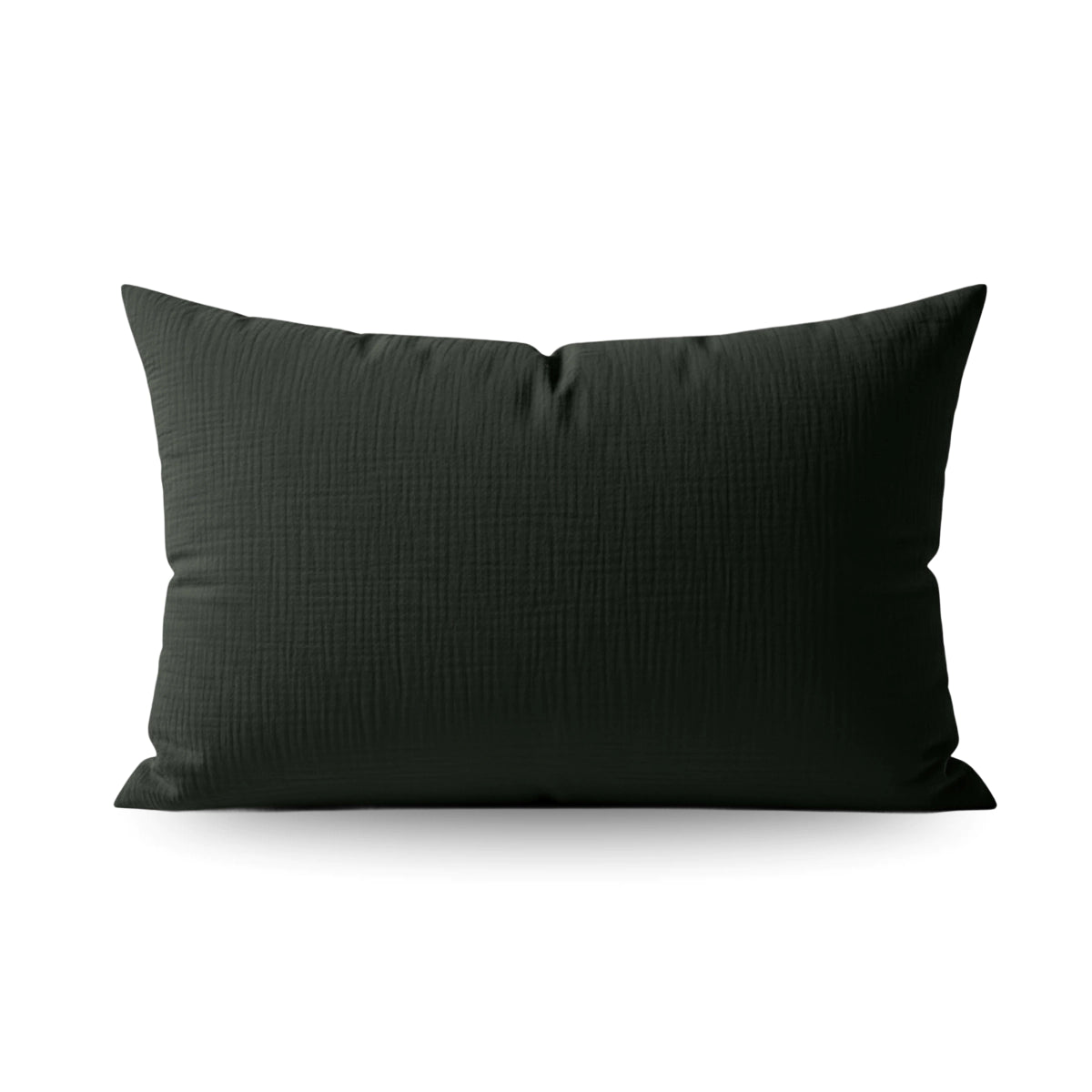 Teddy Katoen Mousseline Kussensloop Set van 2 - Green