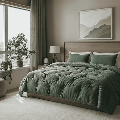 Zelesta Teddy Katoen Mousseline - Green