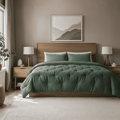 Zelesta Teddy Katoen Mousseline - Green