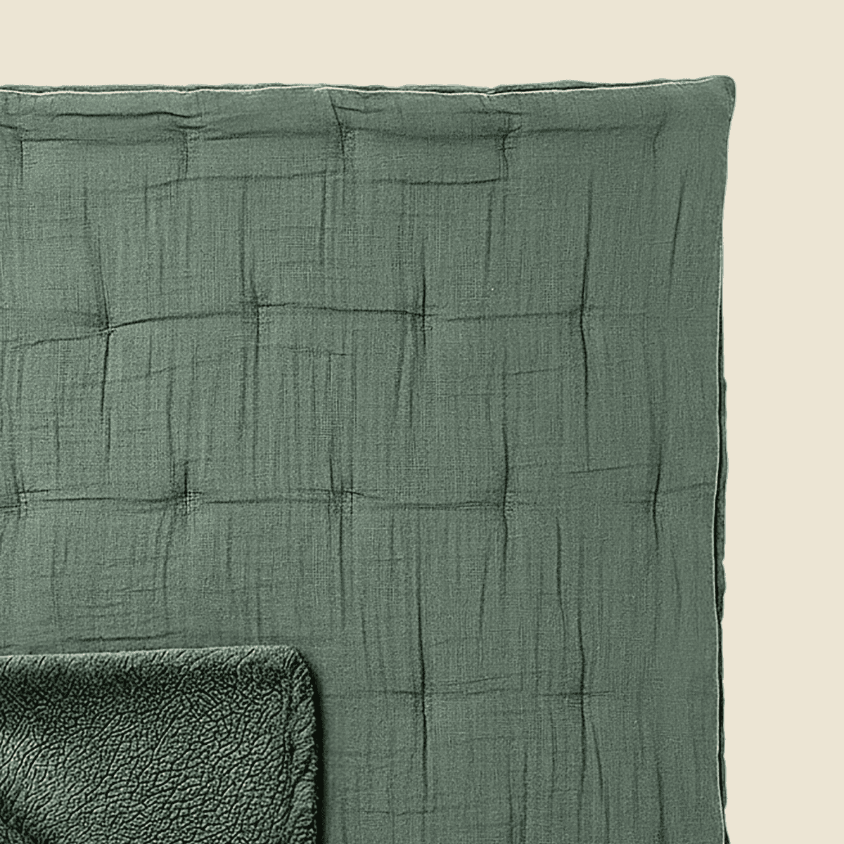 Zelesta Teddy Katoen Mousseline - Green