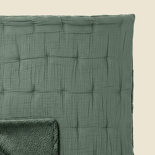 Zelesta Teddy Katoen Mousseline - Green