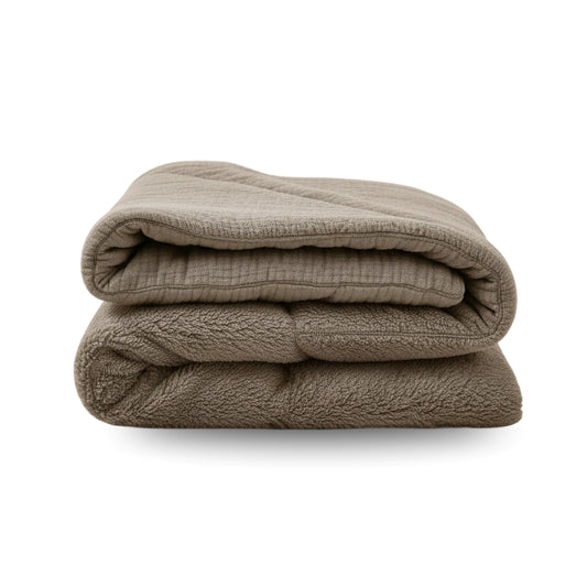 Zelesta Teddy Katoen Mousseline - Taupe