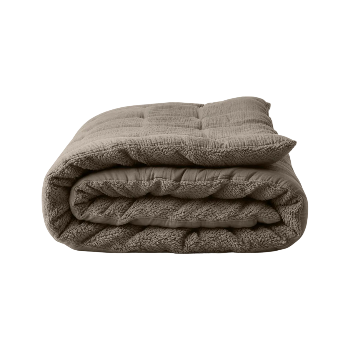 Zelesta Special Teddy Katoen Mousseline Dekbed - Taupe