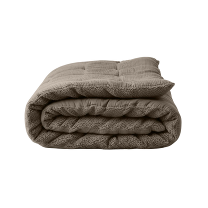 Zelesta Special Teddy Katoen Mousseline Dekbed - Taupe
