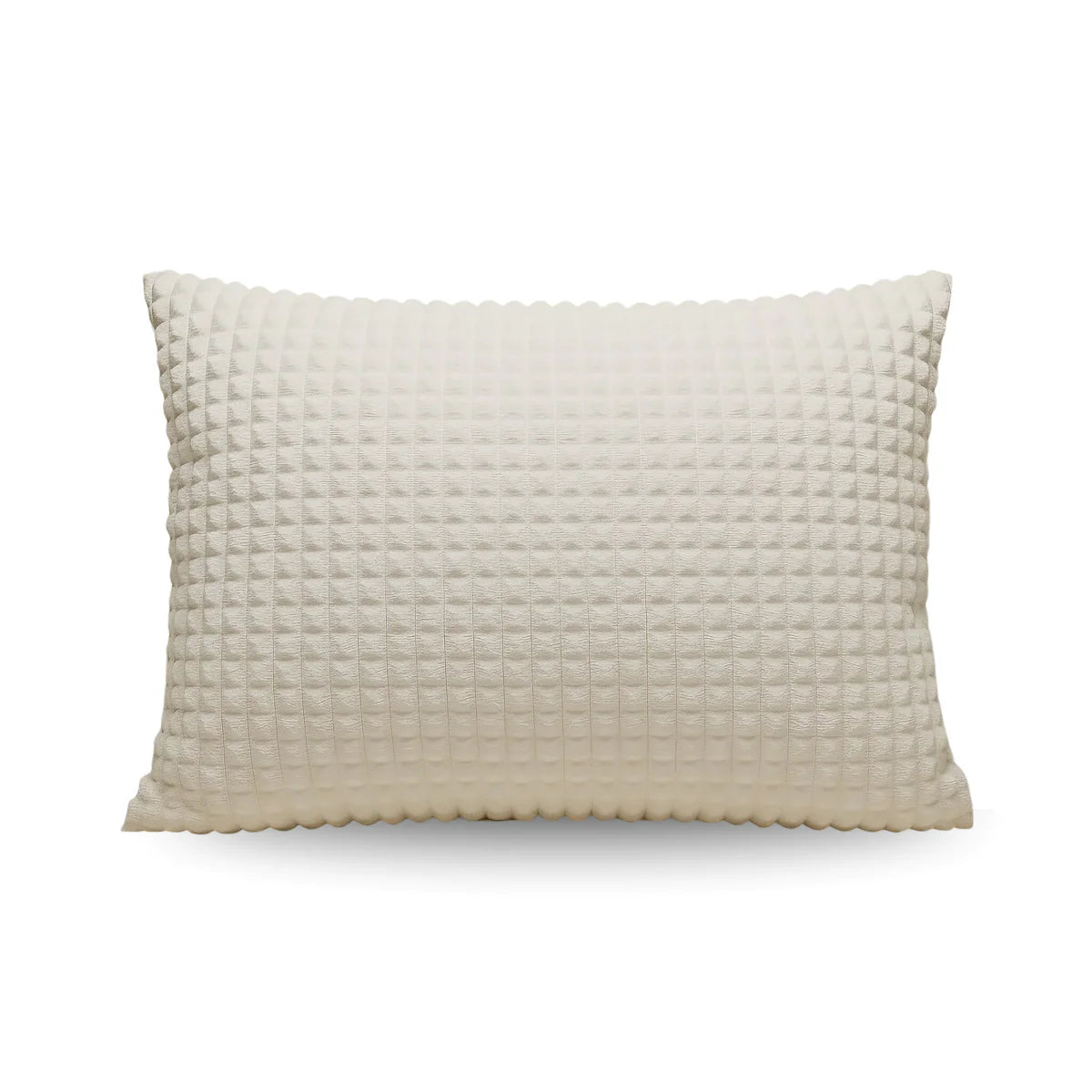 Zelesta Special Teddy Check Pillowcase Set Of 2 - Cream