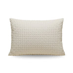 Zelesta Special Teddy Check Pillowcase Set Of 2 - Cream