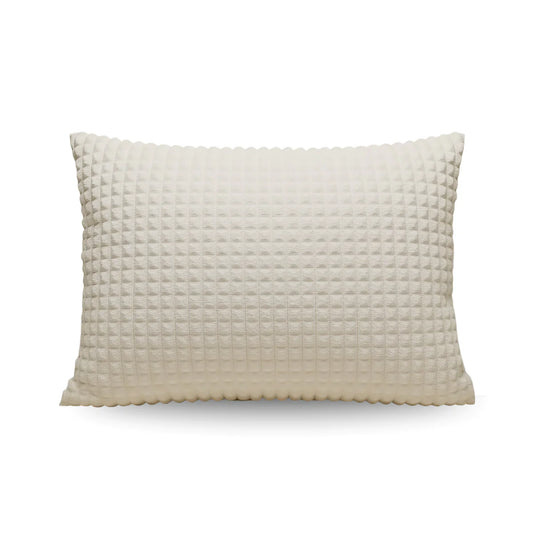 Zelesta Special Teddy Check Pillowcase Set Of 2 - Cream