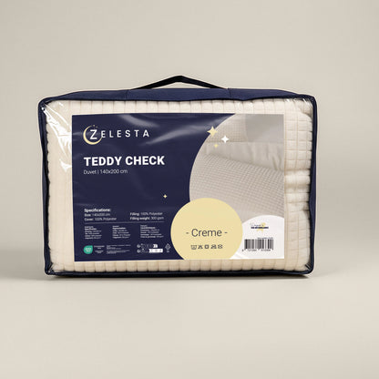 Zelesta Teddy Check - Créme